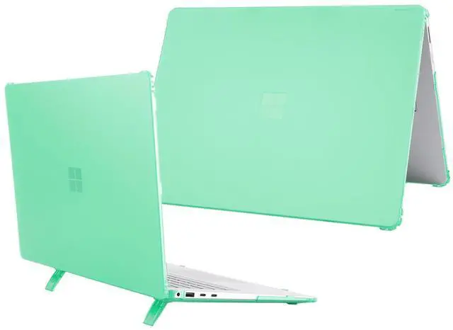 Main image of mCover Case ONLY Compatible for 2024+ 15" Microsoft Surface Laptop 7 (Model# 2037) Windows PC with ARM CPU and AI-Powered Copilot+ (NOT Fitting Other Surface Models) - Green