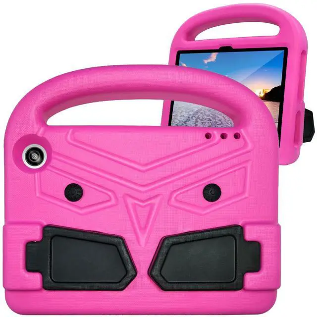Main image of All-New 2022 Fire 7 Kids Case - Dteck Lightweight Shockproof Handle Stand Case for Kindle Fire 7 Inch Tablet, Pink