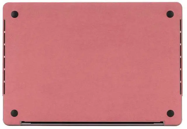 Alt view image 5 of 5 - Incase Textured Hardshell NanoSuede - MacBook Pro 15 inch Case - 2019, 2018, 2017, 2016 - MacBook Case, Laptop Cover, Protective Hard Shell, Scratch Resistant, Lightweight - Dark Pink