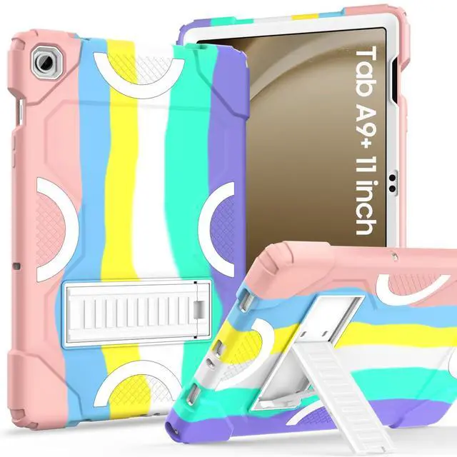 Main image of MARIWIVI Case for Samsung Galaxy Tab A9+ 11 Inch 2023 Model (X210/X216/X218), Heavy Duty Shockproof Rugged Protective Case for Galaxy Tab A9 Plus Tablet (Camouflage+White)