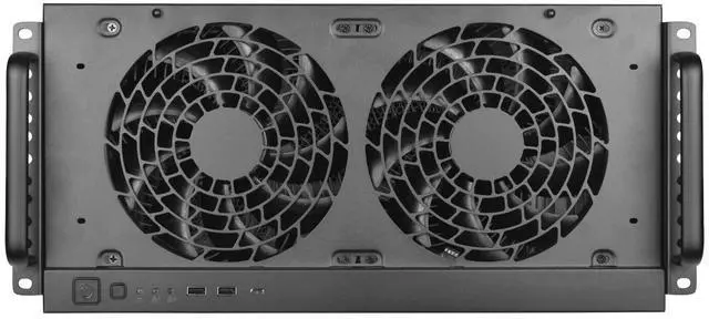 Alt view image 4 of 5 - SilverStone Technology RM51 5U Rackmount Server Chassis with Dual 180mm Fans and Enhanced Liquid Cooling Capability, SST-RM51