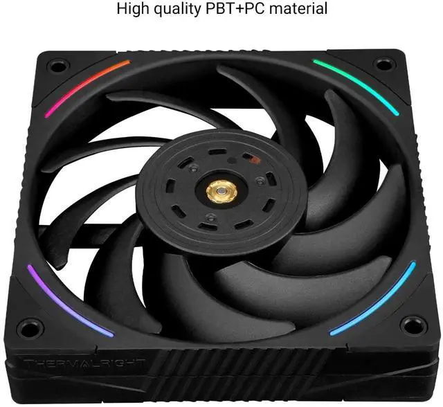 Alt view image 5 of 5 - Thermalright TL-K12 Computer Case CPU Cooler 120mm, PWM Silent With 2150RPM Speed, Black Cooling Fan
