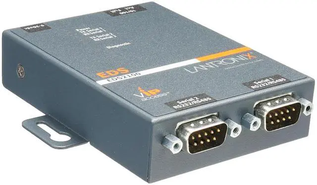 Main image of Lantronix 2PORT RS232/422/485 ED2100002-01 AES SSH/SSL