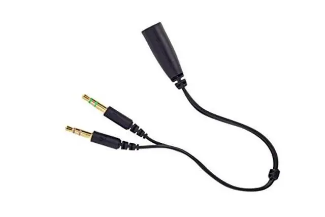 Alt view image 4 of 4 - Cyber Acoustics Stereo Headset, 3.5mm Stereo & Y-Adapter for Separate Headphone & Mic Connection, K12 School Classroom and Education (AC-204) (4 Pack)