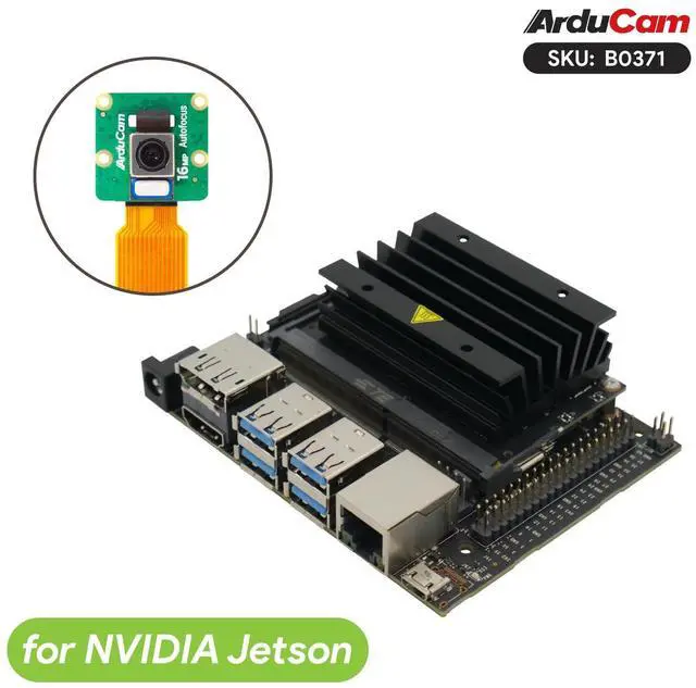 Alt view image 4 of 5 - Arducam Hawkeye for Raspberry Pi Camera Module with Case, 64MP Autofocus Camera with ABS Shell, Compatible with Raspberry Pi 5/4/3/2/Zero/W/Zero WH