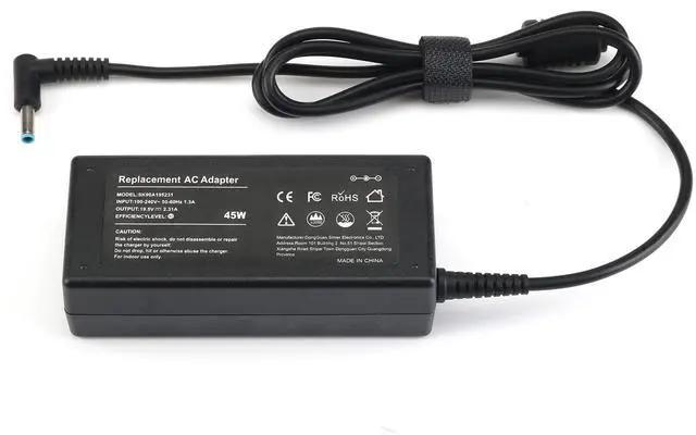 Alt view image 3 of 5 - 45W Charger for HP Stream 11 13 14 X360 Laptop PC 11-AH 11-AK 11-Y 14-DS 14-AX 14-CB:11-ah117wm 11-ah131nr 11-ak0020nr ak1061ms ak0080wm 14-ds0040nr 14-cb161wm cb163wm cb186nr cb171wm cb185nr cb188nr