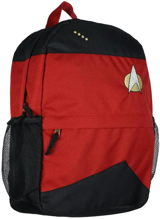 Main image of Star Trek Backpack The Next Generation TNG Enterprise Picard Uniform Fleet Badge Laptop Bag