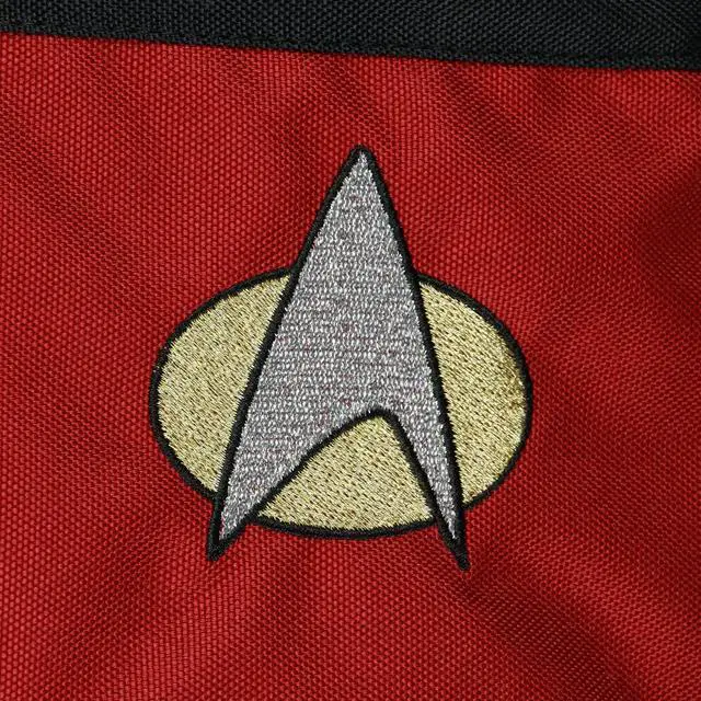Alt view image 3 of 5 - Star Trek Backpack The Next Generation TNG Enterprise Picard Uniform Fleet Badge Laptop Bag