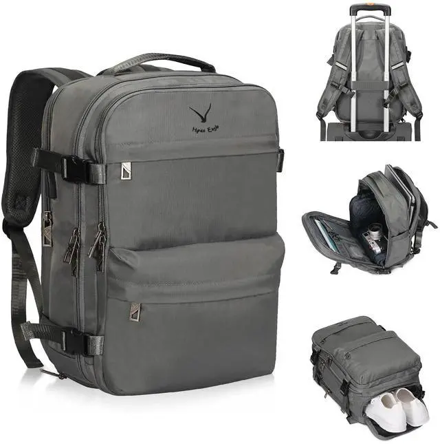 Main image of Hynes Eagle 20L Travel Backpack Carry on Backpack Women Men Personal Item Bag for Spirit Airlines Small Nylon Laptop Backpack 14 inches Grey