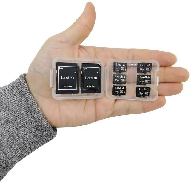 Main image of Factory Wholesale 16GB Micro SD Card 6-Pack U1 Class 10,60MB/s Read for 1080P Camera,Game Console, Drone,Android Phone (6x16GB)