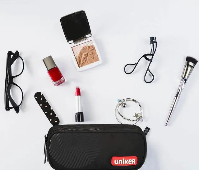 Alt view image 4 of 5 - UNIKER Fashion 2 in 1 Backpack Set with Cosmetic Bag,Casual Daypack Women,Backpack and Carry-on 2pc set,Lightweight Travel Backpack,Laptop Backpack, Fingerprint