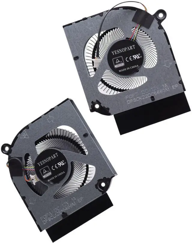 Main image of YesNOPart CPU GPU Graphics Cooling Fan Replacement for Acer Nitro 16 AN16-41 AN17-41 AN16-41 AN16-51 AN17-41-R6L9 AN16-41-R148