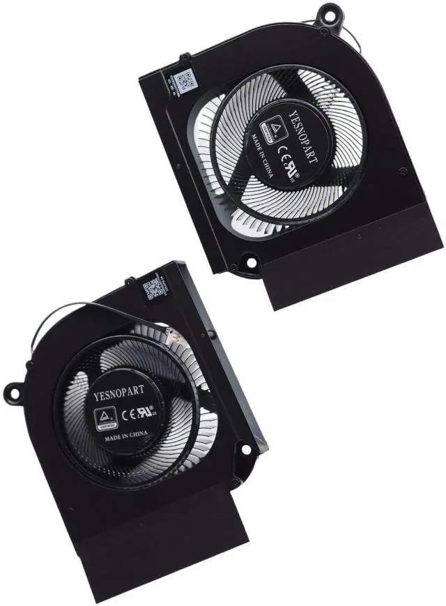 Alt view image 2 of 4 - YesNOPart CPU GPU Graphics Cooling Fan Replacement for Acer Nitro 16 AN16-41 AN17-41 AN16-41 AN16-51 AN17-41-R6L9 AN16-41-R148