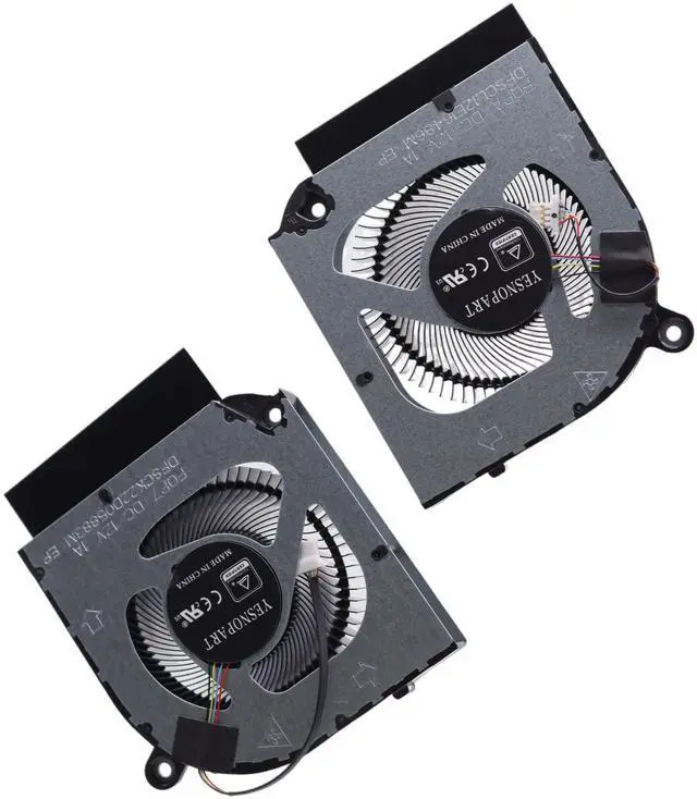 Alt view image 3 of 4 - YesNOPart CPU GPU Graphics Cooling Fan Replacement for Acer Nitro 16 AN16-41 AN17-41 AN16-41 AN16-51 AN17-41-R6L9 AN16-41-R148
