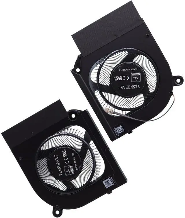 Alt view image 4 of 4 - YesNOPart CPU GPU Graphics Cooling Fan Replacement for Acer Nitro 16 AN16-41 AN17-41 AN16-41 AN16-51 AN17-41-R6L9 AN16-41-R148