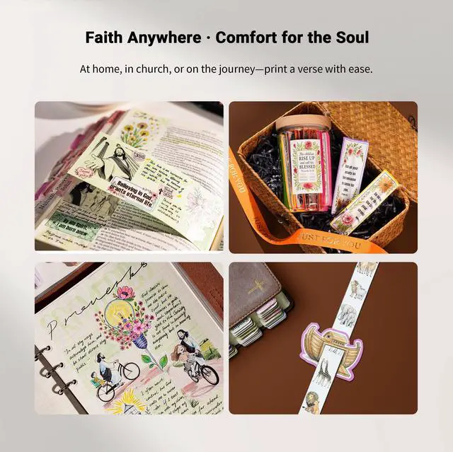 Alt view image 4 of 5 - FaithTag Bible Verse Sticker Tabs Study Supplies Kit - F21, Religious Gifts for Christian Women, Men, Teen, Kids, Study Journal, Crafts, Coloring, Bookmarks, Church,Note, Party Favors - Brown