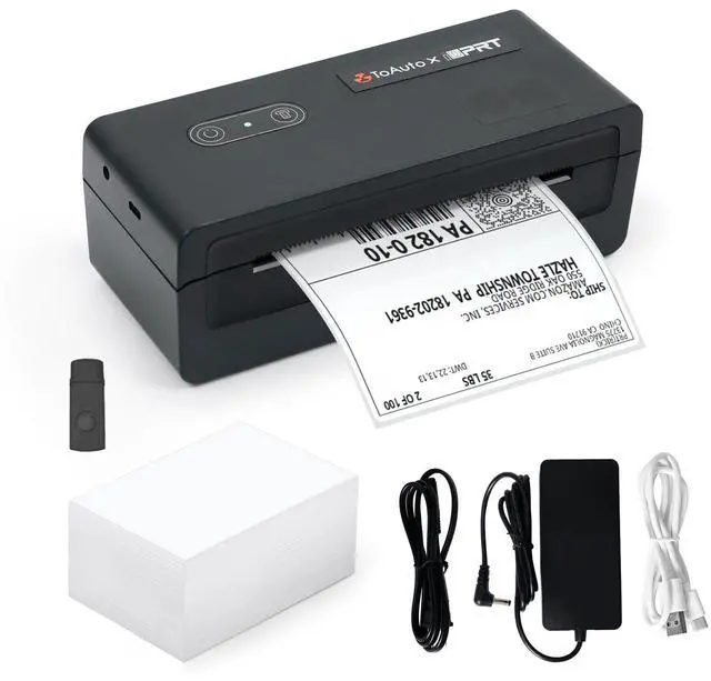 Main image of TOAUTO x iDPRT Bluetooth Thermal Label Printer, 4x6 Wireless Shipping Label Printer for Small Business, Office, Compatible with Android, iPhone, Windows, MacOS  Works with Amazon, Ebay, FedEx, DHL