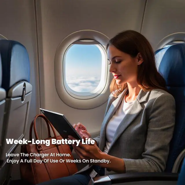 Alt view image 4 of 5 - Harbor Innovations Tablet Paper7-7.8" RLCD Tablet Android 14, Eye-Friendly No Blue Light Screen for Dry Eye Syndrome, Outdoor-Friendly Sunlight Readable (Inches, 7.8, White, 8, GB)