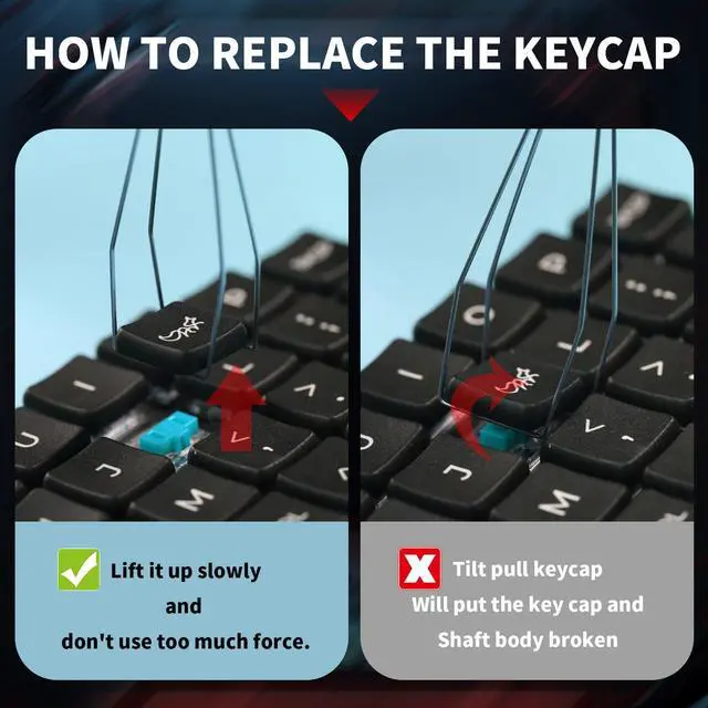 Alt view image 3 of 3 - 70-Key WOB Low Profile Keycap Set, White Translucent PC Keycaps for Kailh Chocolate Switch Mechanical Keyboard,Replace The Keycaps for Your Custom Kailh Choc Gaming Keyboard