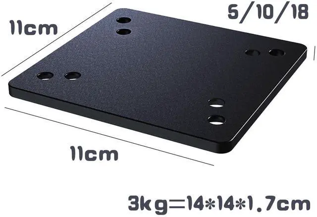 Alt view image 3 of 3 - Adjustable weight block for display arm, cold-rolled steel, mobile phone, tablet, monitor stabilization, implementation of hover function (3 kg)