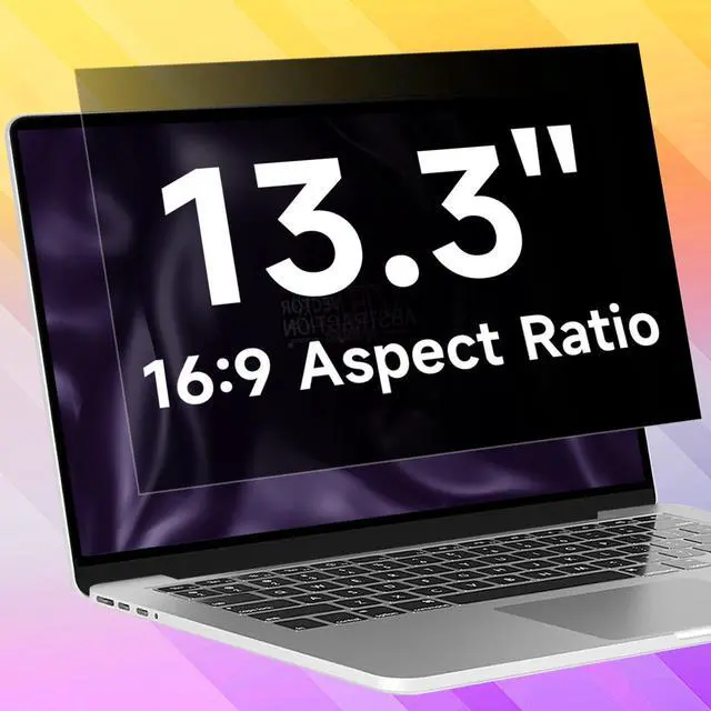 Main image of ANTOGOO V 13.3 Inch 1920x1080P (16:9) Laptop Privacy Screen Filter, Anti Blue Light Glare & Anti Scratch Computer Privacy Shield, Not for 13" with 16:10 Aspect Ratio Laptop