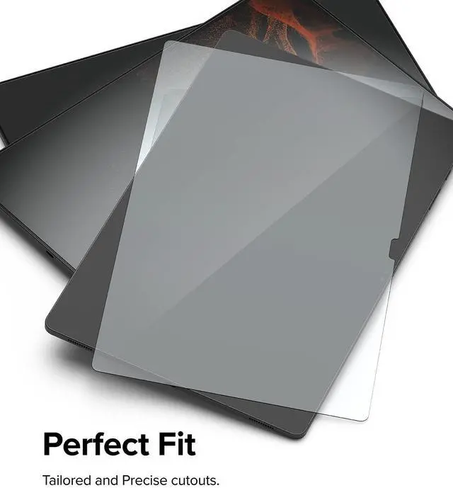 Alt view image 3 of 5 - Ringke Tempered Glass Compatible with Samsung Galaxy Tab S10 Ultra / S9 Ultra / S8 Ultra Screen Protector, 9H Hardness Shatterproof Coverage