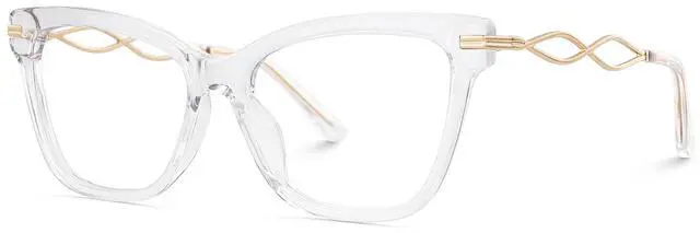 Main image of Zeelool Cat Eye Blue Light Blocking Glasses for Women, Black Fashion Glasses Computer Eyeglasses with Anti UV, Eyestrain and Glare Lens Mason ZJGX832457-02B