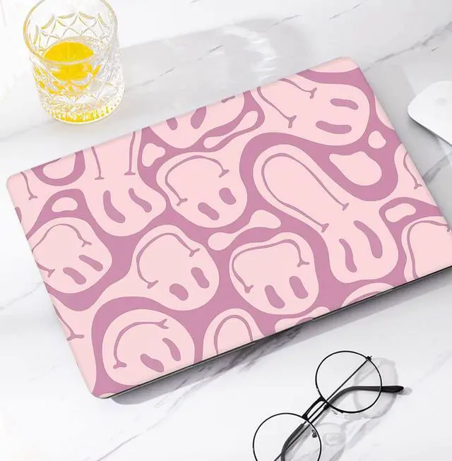 Alt view image 3 of 5 - Watbro Compatible MacBook Air 13 inch Laptop case 2020 2019 2018 Release A2337 M1/A2179/A1932, Retro 70's Modern Pattern case, Suitable for MacBook Air 2020 with Touch ID