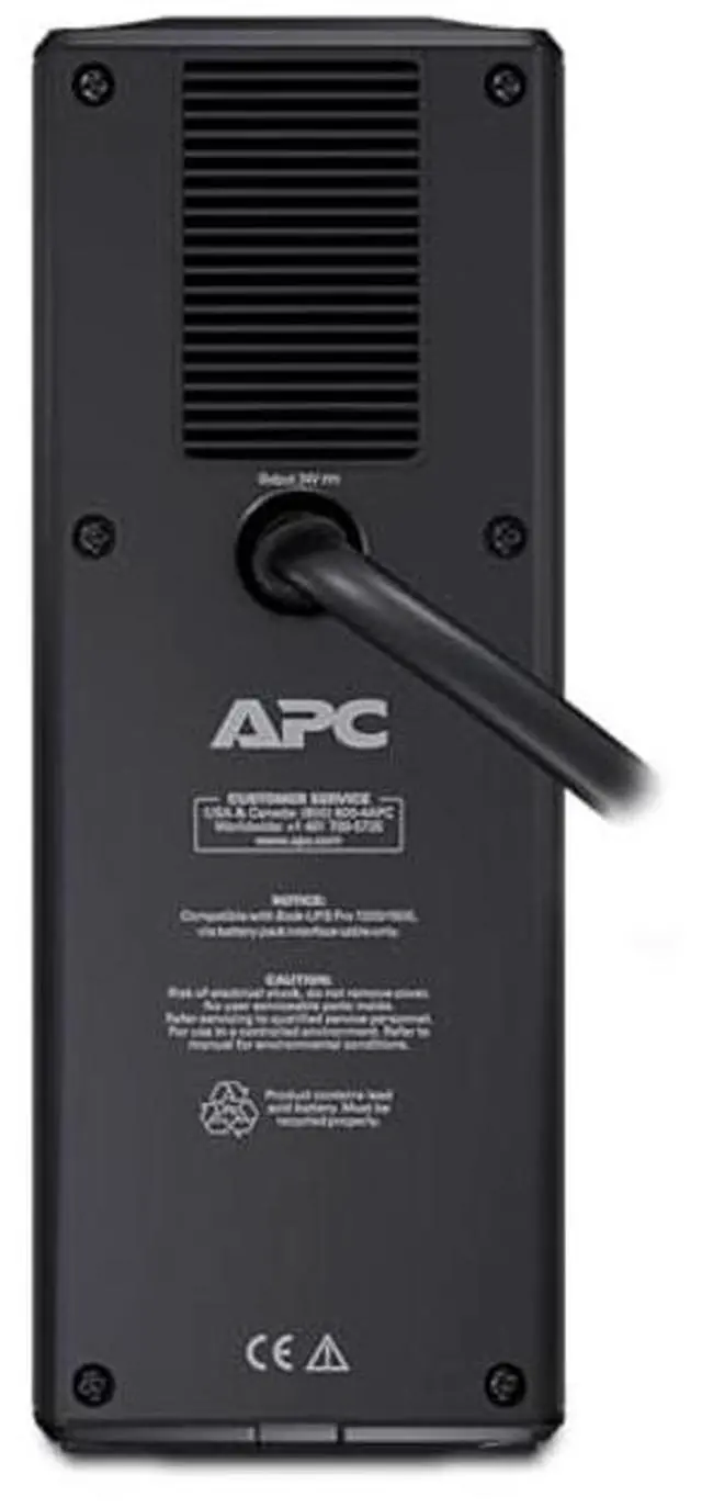 Alt view image 3 of 3 - APC External Battery Pack, BR24BPG, Supplemental Battery for UPS Model BR1500G (Sold Separately)