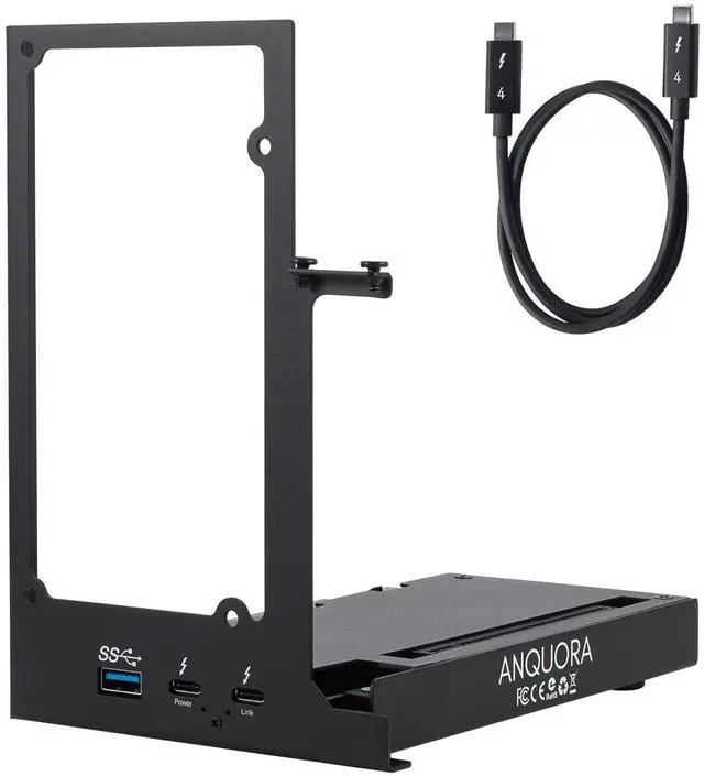 Main image of ANQUORA ANQ-L336 Mini eGPU Enclosure 40Gbps Thunderbolt3/4 USB4 for Laptop Compatible with Win/Linux/MacOS/ROG Ally X/Claw 8, PCIe External GPU Dock with PD 85W, Support NVIDIA/AMD, DC/ATX/SFX/Flex