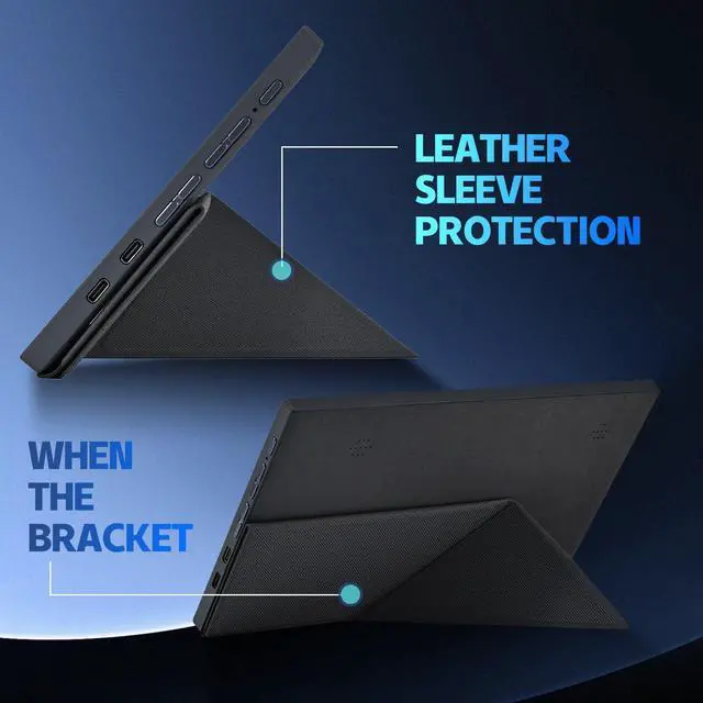 Alt view image 5 of 5 - G-STORY 10.1" Digital Picture Frame Portable Monitor for iPhone,3 Hour Built-in Battery, Lightweight one Cable Transform to Large Screen Streaming,Large Digital Photo Frame 1280 * 800