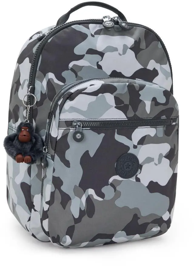 Alt view image 4 of 5 - Kipling Women's Seoul 15" Laptop Backpack, Durable, Roomy with Padded Shoulder Straps, Built-In Protective Sleeve