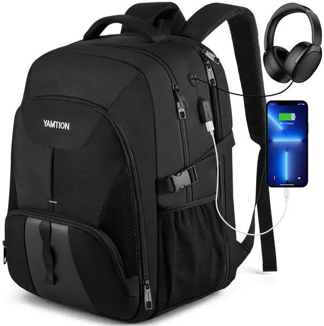 Main image of YAMTION School Backpack for Teens and Adults,18.4 Inch Laptop Bookbag for High School College Students Work Office Business Travel