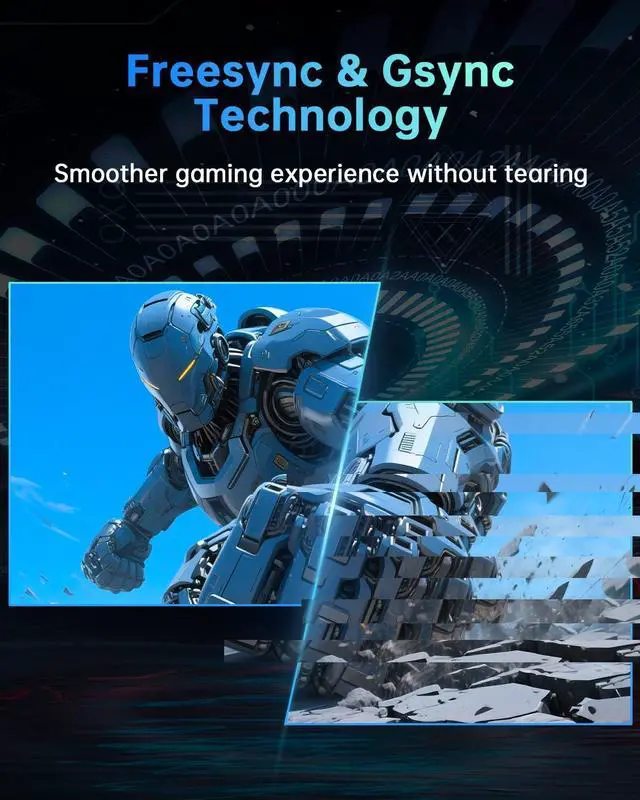 Alt view image 5 of 5 - KTC 27 Inch Mini LED Gaming Monitor - 1440P Monitor 2K, HDR1400, 180Hz, Adaptive Sync, 148% sRGB, HDMI 2.0 x 2, DisplayPort 1.4 x 1, Monitors Gamer with Height Angles Adjustable