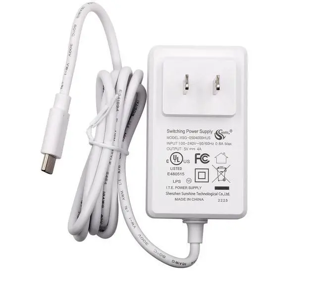 Main image of Orange Pi Official Type-C Power Supply US Plug for Orange Pi Single Board Computer, Multiple Circuit Protection Type-C Power Adapter(5V4A Type C)