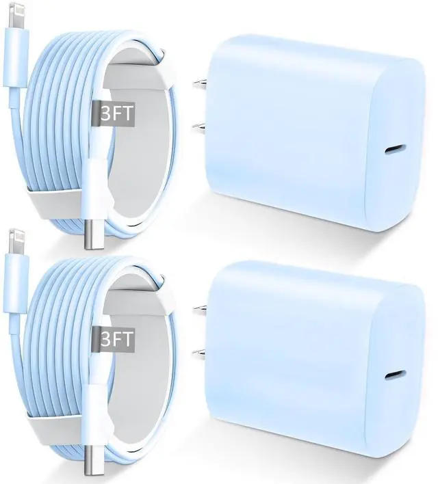 Main image of Phone 14 13 12 11 Fast Charger,3FT Long Fast Charging Lightning Cable with 20W USB C Charger Block for Phone 14/14 Pro Max/13/13 Pro Max/12/12 Pro Max/11/11Pro/XS/Max/XR/X,Pad,Blue