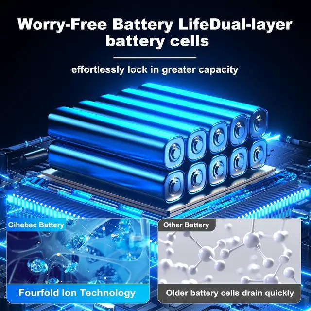 Alt view image 5 of 5 - BK03XL Laptop Battery for Hp Pavilion X360 14M-BA114DX 14-BA253CL 14M-BA011DX 14-BA0XX 14-BA125CL 14M-BA013DX 14-BA175NR 14M-BA011DX 14M-BA0XX 14M-BA015DX 14M-BA1XX 14-BA1XX 916811-855 916366-421