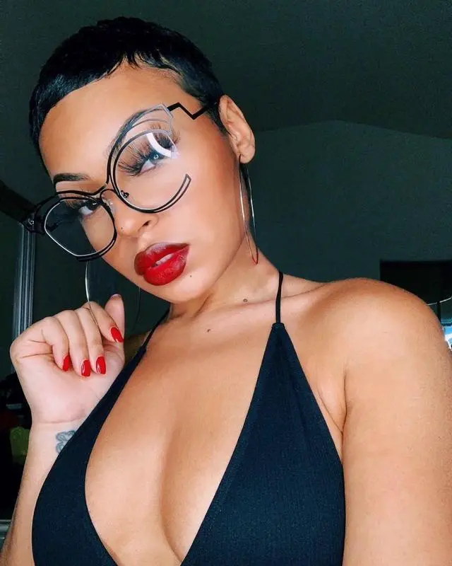 Alt view image 2 of 5 - VOOGLAM Oversize Cat Eye Non Prescription Glasses with HD Clear Lens for Women in Black Metal Frame Maggie GM0340