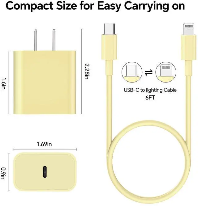 Alt view image 4 of 4 - 3Pack 10FT Long ightning Cable,20W Fast Charging Phone ightning Cable Phone Charger Cord for Phone 14/13/12/12 Pro Max/11/Xs Max/XR/X,AirPods Pro,Yellow,Blue,Purple