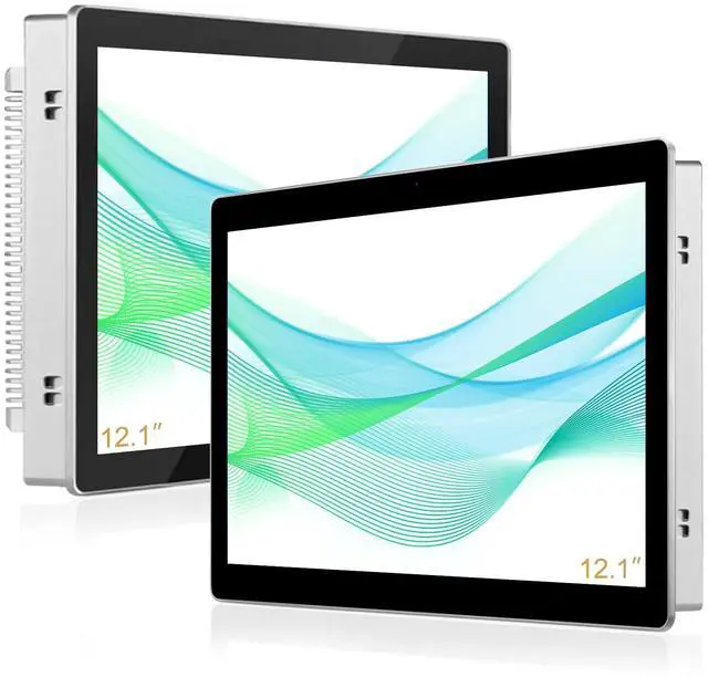 Main image of Senisway 12.1 inch Aluminum Flat Embedded Industrial Touch Screen Monitor,HDMI/VGA/DVI Interface, Capacitive Touch Screen Monitor,10 Points Touch,IP 65 Waterproof 1024 x 768 @ 60Hz
