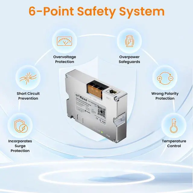 Alt view image 3 of 5 - STARGEAR Starlink Gen 3 220W Dual POE Injector Converter + Starlink Cable to RJ45 Adapter Kits for Starlink Standard, 12V/24V High-Efficiency Power Delivery Solution, Reliable and Easy Installation