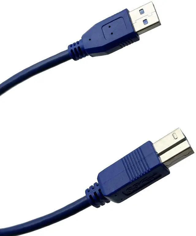 Alt view image 2 of 3 - Seadream USB3.0 Printer Cable; 2Pack 1 ft / 30cm SuperSpeed USB 3.0 Type A Male to Type B Male Cable;USB 3.0 A to B Male to Male Cable;