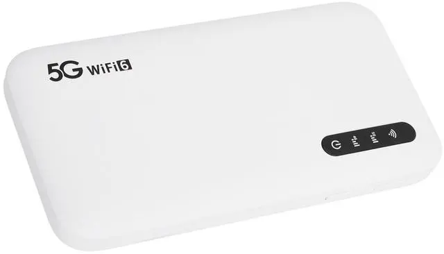 Main image of 5G Mobile Hotspot for Travel, 5G 6 Mobile Hotspot Router with Sim Card Slot, Support 16 Devices, 6100mAh Portable Device for Phone Tablet