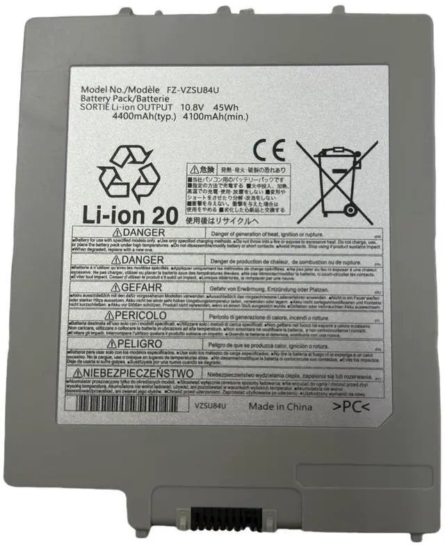 Main image of Aluo FZ-VZSU84U Battery New Compatable with Panasonic Toughpad FZ-G1 Series FZ-VZSU84R FZ-VZSU84UR FZ-VZSU84A2U FZ-VZSU84A2K FZ-VZSU84A2R FZ-VZSU84AK FZ-VZSU84AR FZ-VZSU84AU FZ-VZSU84K FZ-VZSU89U