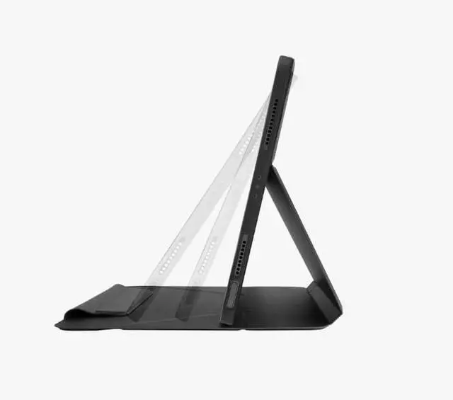 Alt view image 4 of 5 - UNIQ iPad Pro 11" Case (Gen 7 2024 Brown) RYZE 360 Elevation+ + Integrated Foldable Stand | Ultra Slim Protective Cover