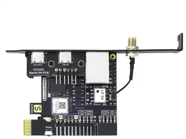 Alt view image 3 of 5 - Sipeed NanoKVM-PCIe IP-KVM Remote Control Operations Maintenance Server, DDR3 RISC-V Linux Development Board, 1TOPS NPU 1GHz SG2002 RISC-V CPU, HDMI PCIe 100M Network Port (NanoKVM-PCIe ETH+WiFi+PoE)