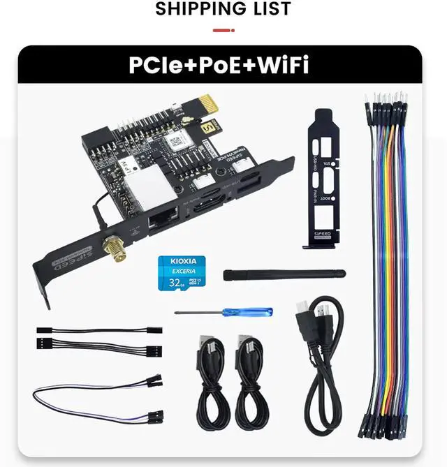 Alt view image 2 of 5 - Sipeed NanoKVM-PCIe IP-KVM Remote Control Operations Maintenance Server, DDR3 RISC-V Linux Development Board, 1TOPS NPU 1GHz SG2002 RISC-V CPU, HDMI PCIe 100M Network Port (NanoKVM-PCIe ETH+WiFi+PoE)