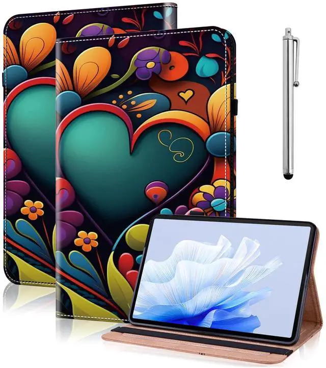 Main image of TUOLISG Case for 7" Kindle Paperwhite 12th Generation 2025/2024 & Kindle Colorsoft Signature Edition, Multi-Angle Viewing PU Leather Case with Card Slot for Kindle Paperwhite 2025 - Watercolor