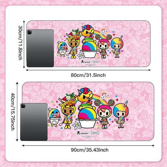 Alt view image 3 of 5 - Tokidoki Unicorno Mouse Pad Large Gaming Computer Mouse Pad Extended Keyboard Desk Accessories for Office Computer Laptop