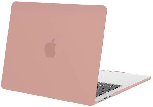 Main image of MOSISO Compatible with MacBook Air 13 inch Case 2025 2024 2023 2022 Release M4 A3240 M3 A3113 M2 A2681, Protective Plastic Hard Shell Cover Compatible with MacBook Air 13.6 inch Case, Salmon Pink